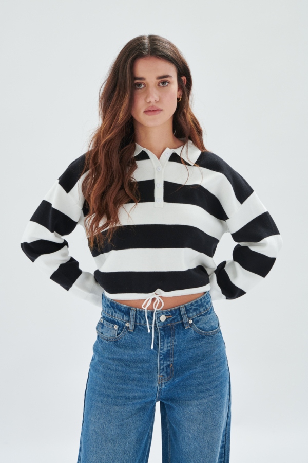Annelise Polo Knit Top